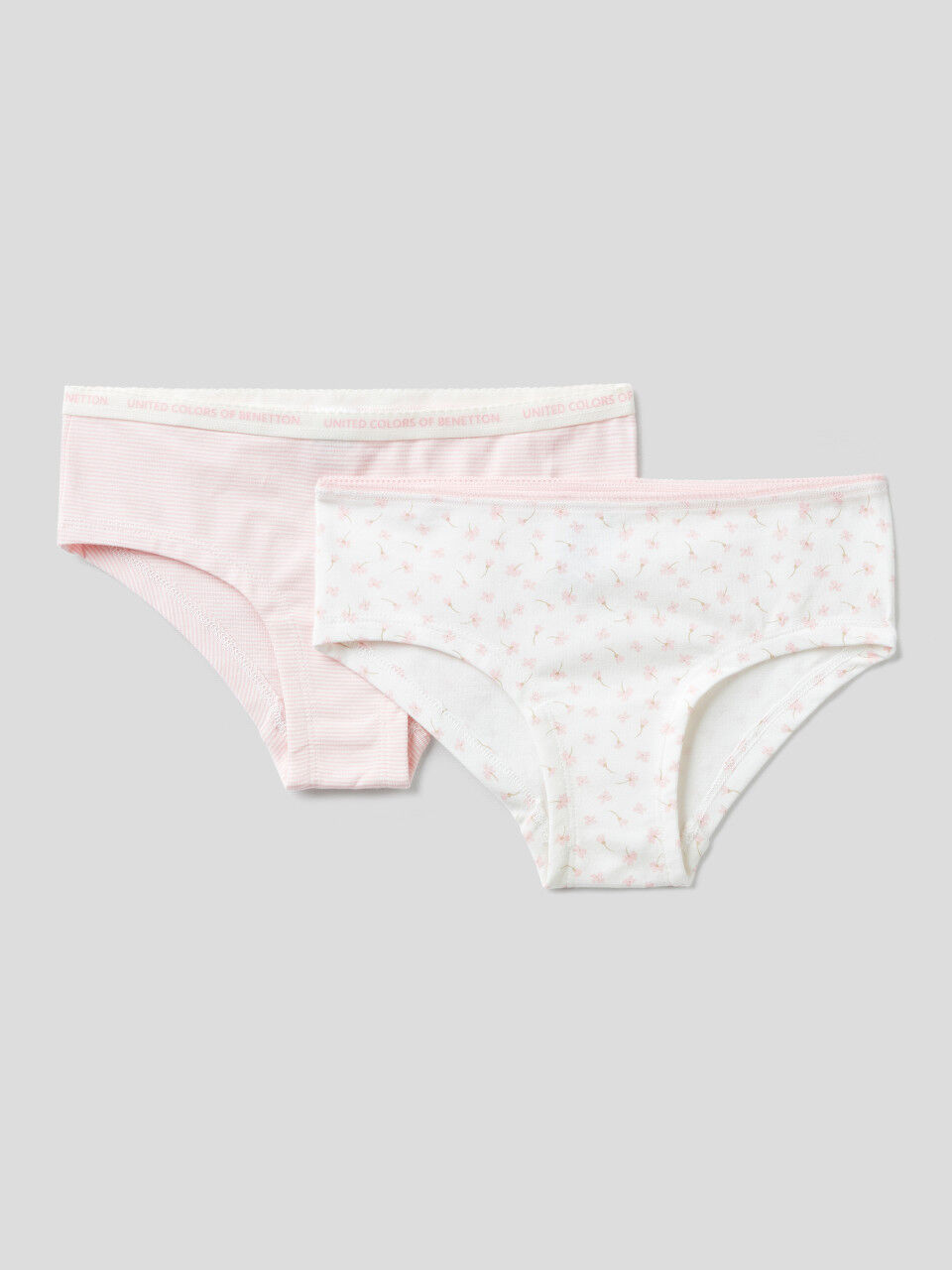 Two pairs of briefs in stretch cotton