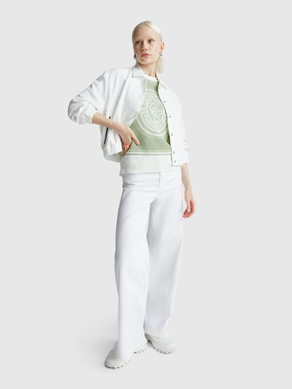 Regular fit bomber jacket Women