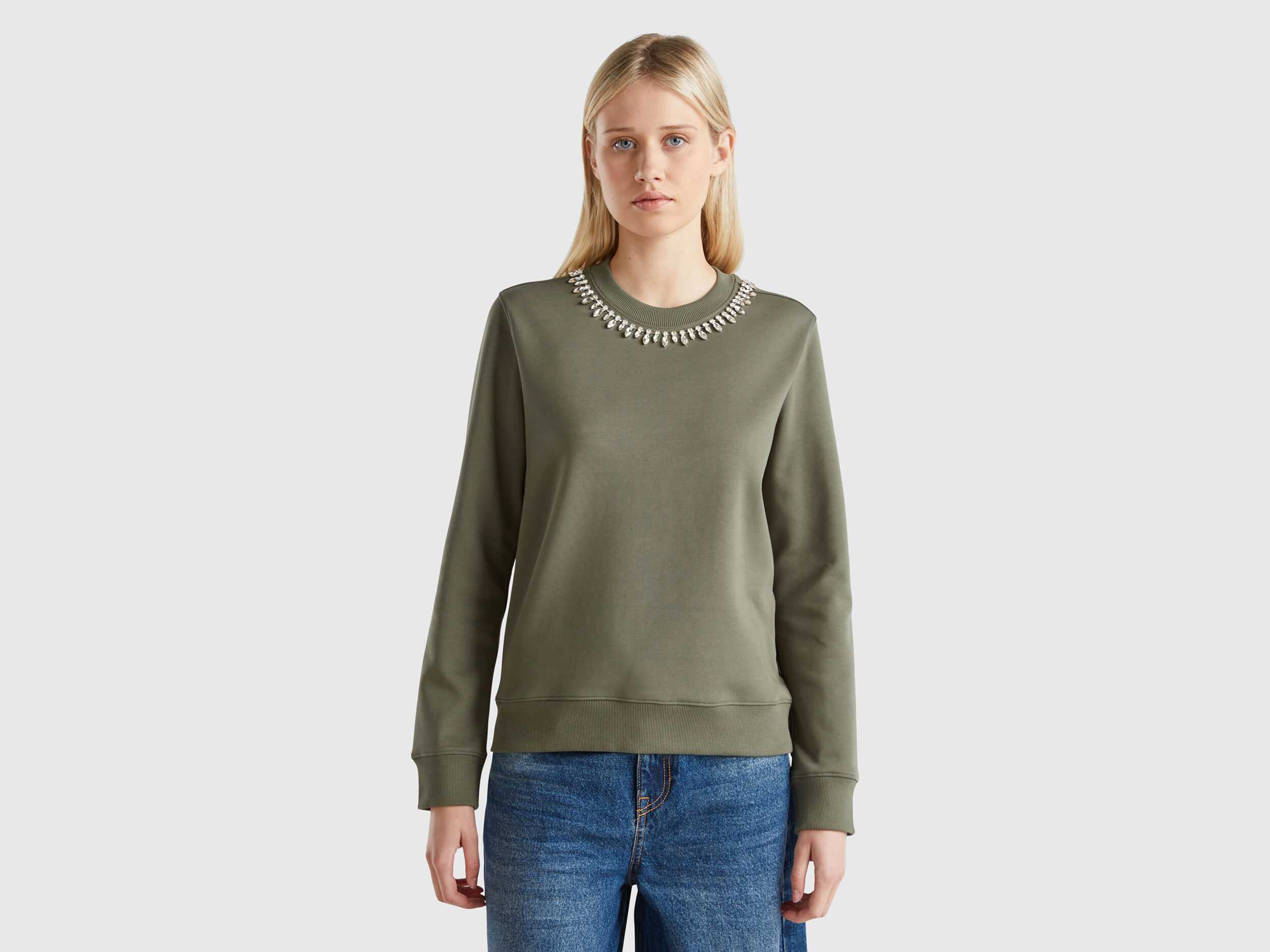 Women s Sweatshirts without hood Collection 2024 Benetton