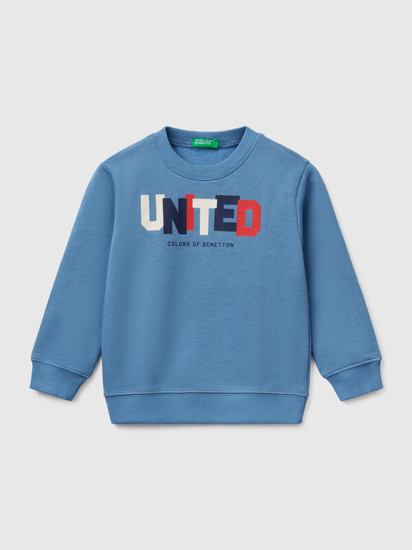  cotton sweatshirt with print Junior Boy