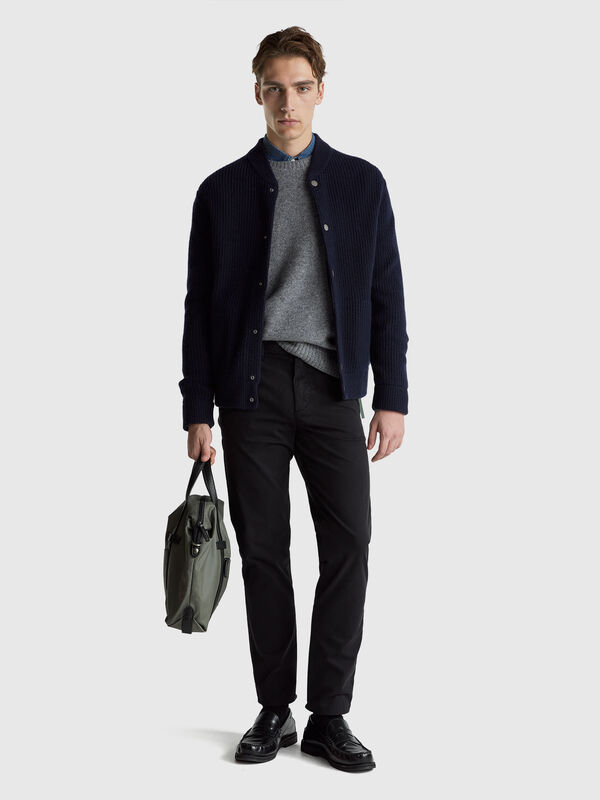 Sweater in Shetland wool Men