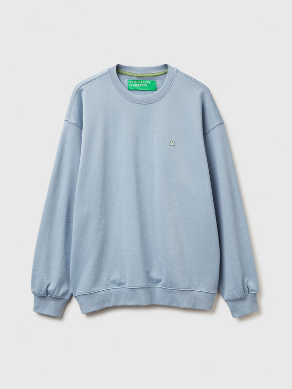 Sweatshirt with logo patch Men