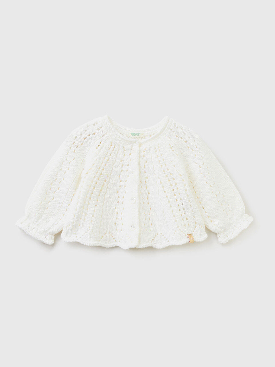 Knit cardigan with lurex