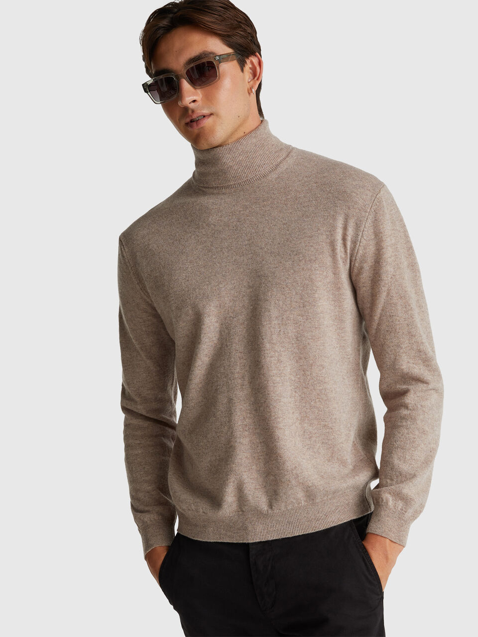 TURTLE NECK SWEATER Men image number null