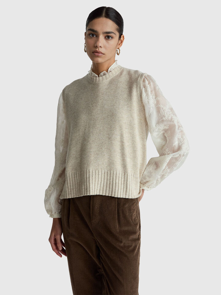 SLEEVELESS SWEATER Women