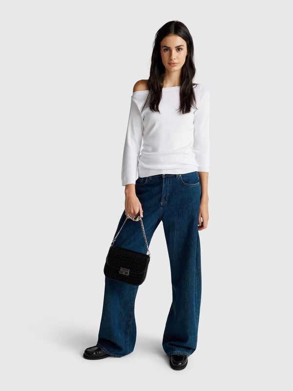 Boat neck sweater Women