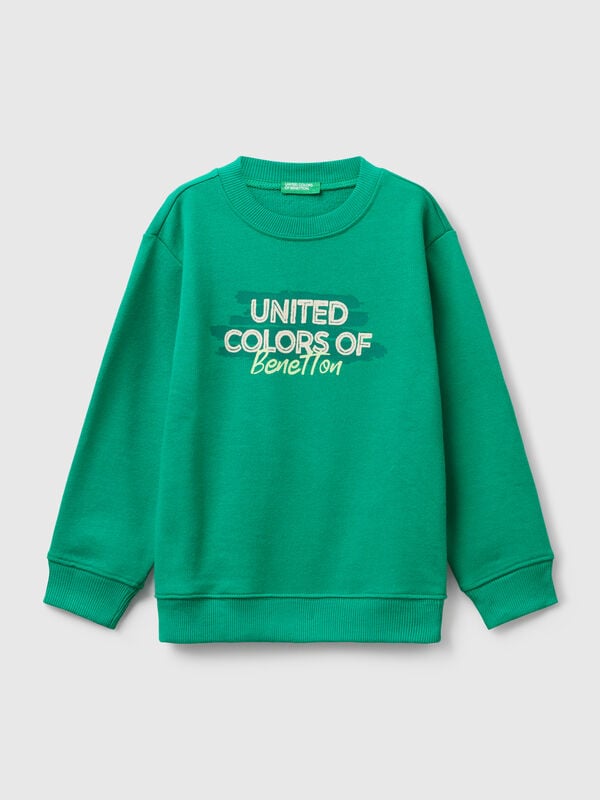 Regular fit sweatshirt with print Junior Boy