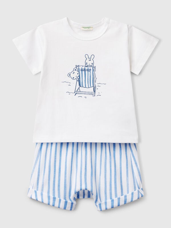 SET T-SHIRT+SHORTS New Born (0-18 months)
