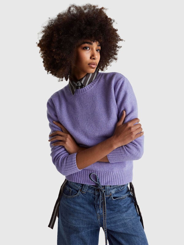 Sweater in pure Shetland wool Women