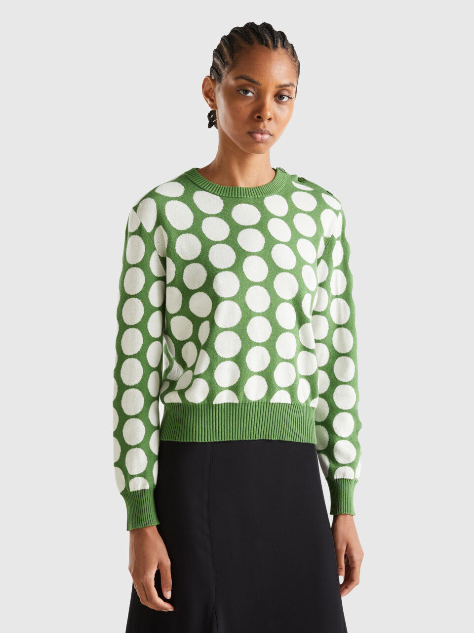 Polka dot jumper womens online