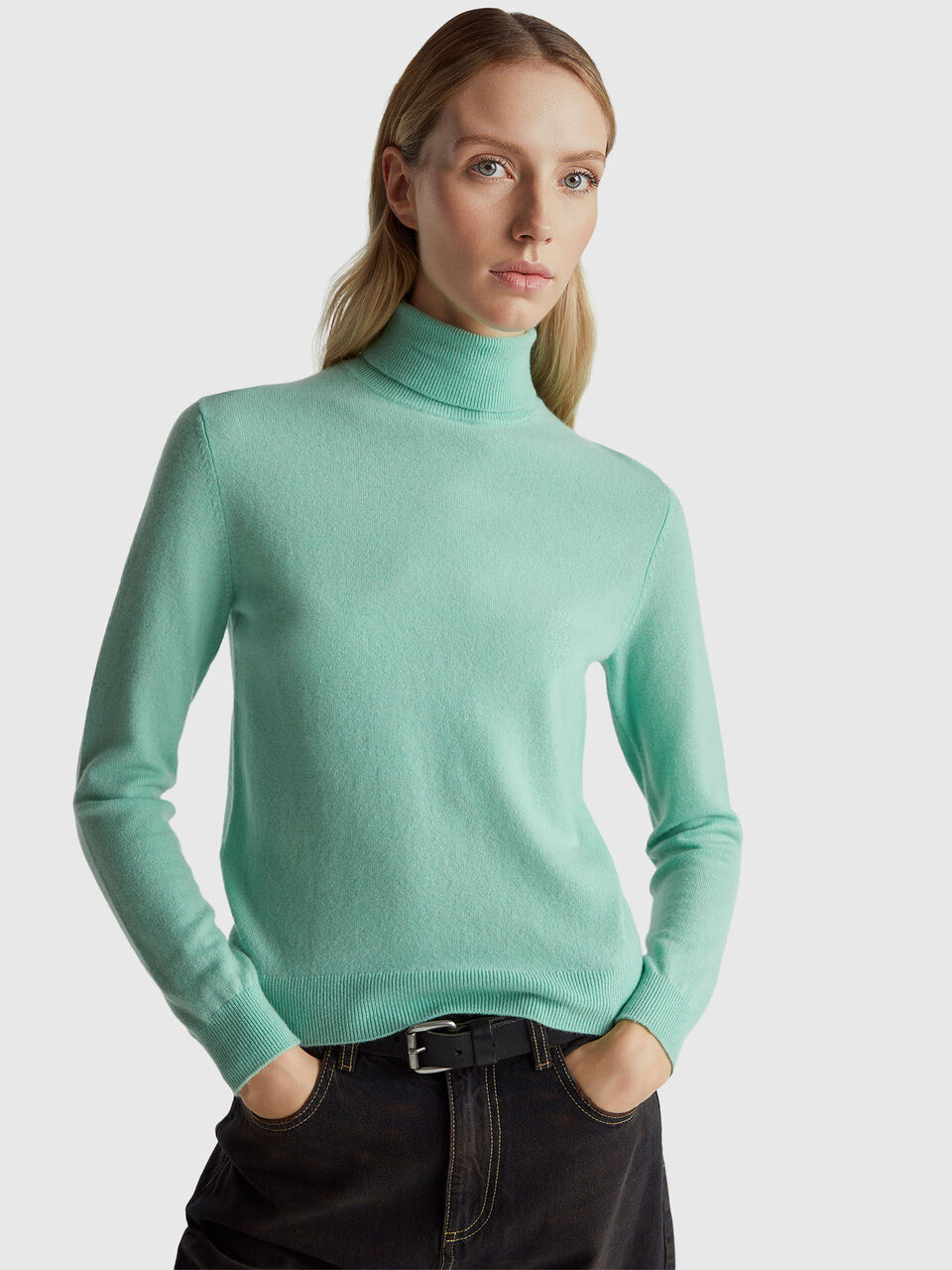 TURTLE NECK SWEATER Women image number null