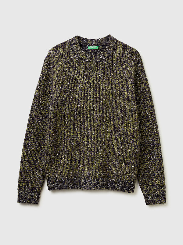 Patterned regular fit sweater Men