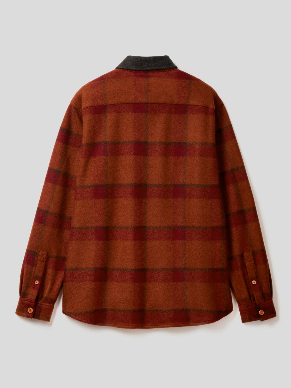 Shirt-jacket in wool blend image number 2