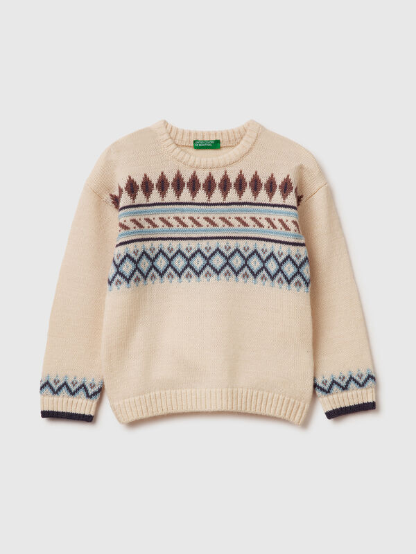 Jacquard sweater Junior Boy