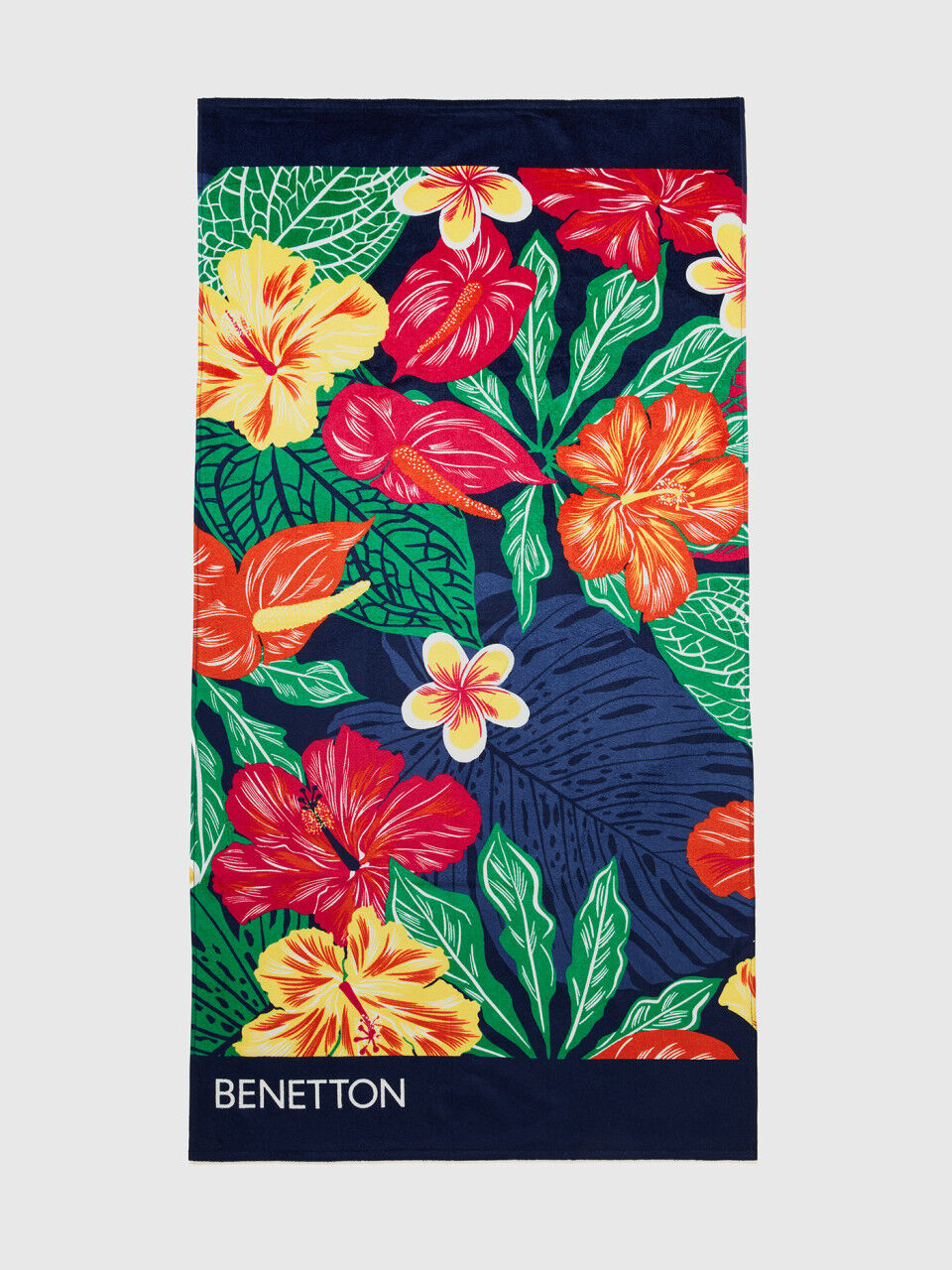 Floral beach towel
