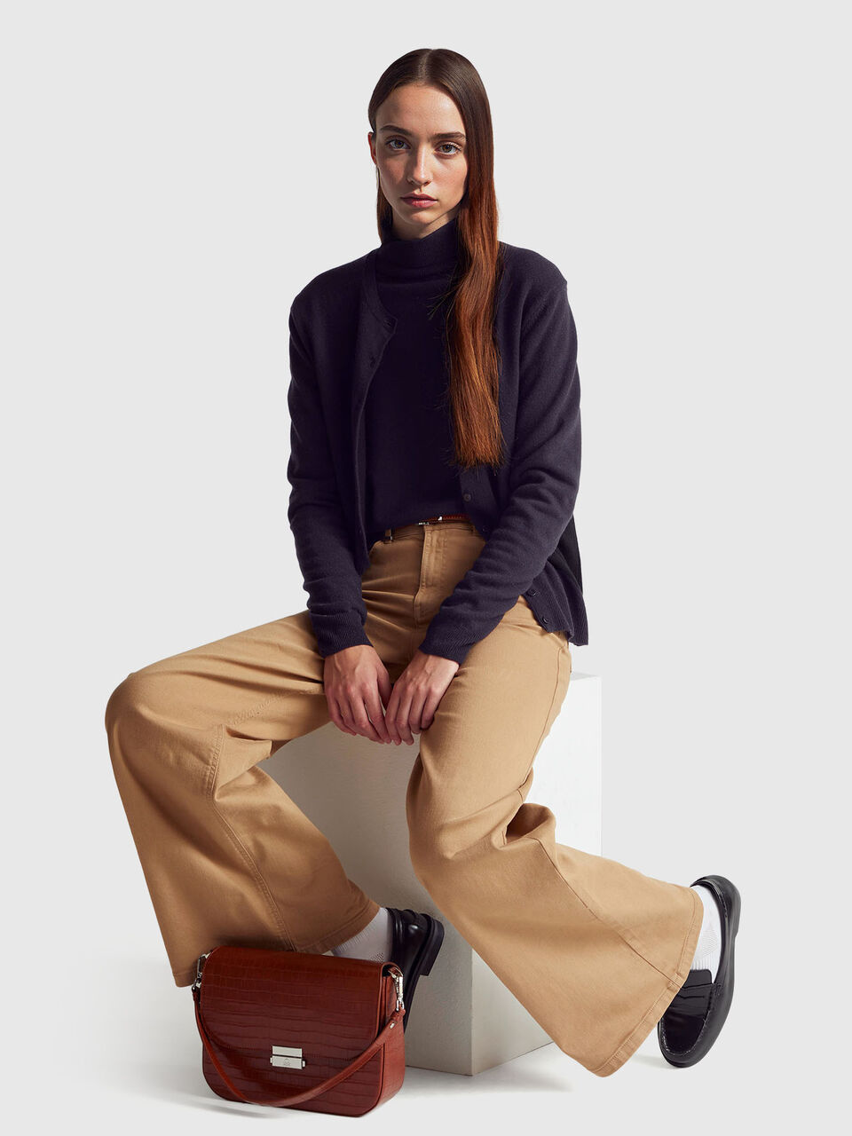 TURTLE NECK SWEATER Women image number null