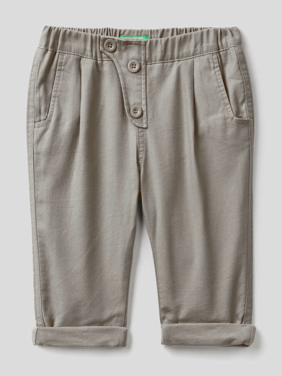 Soft flannel trousers image number 1