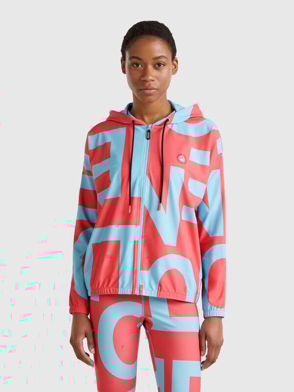 Sporty sweatshirt with logo print Women