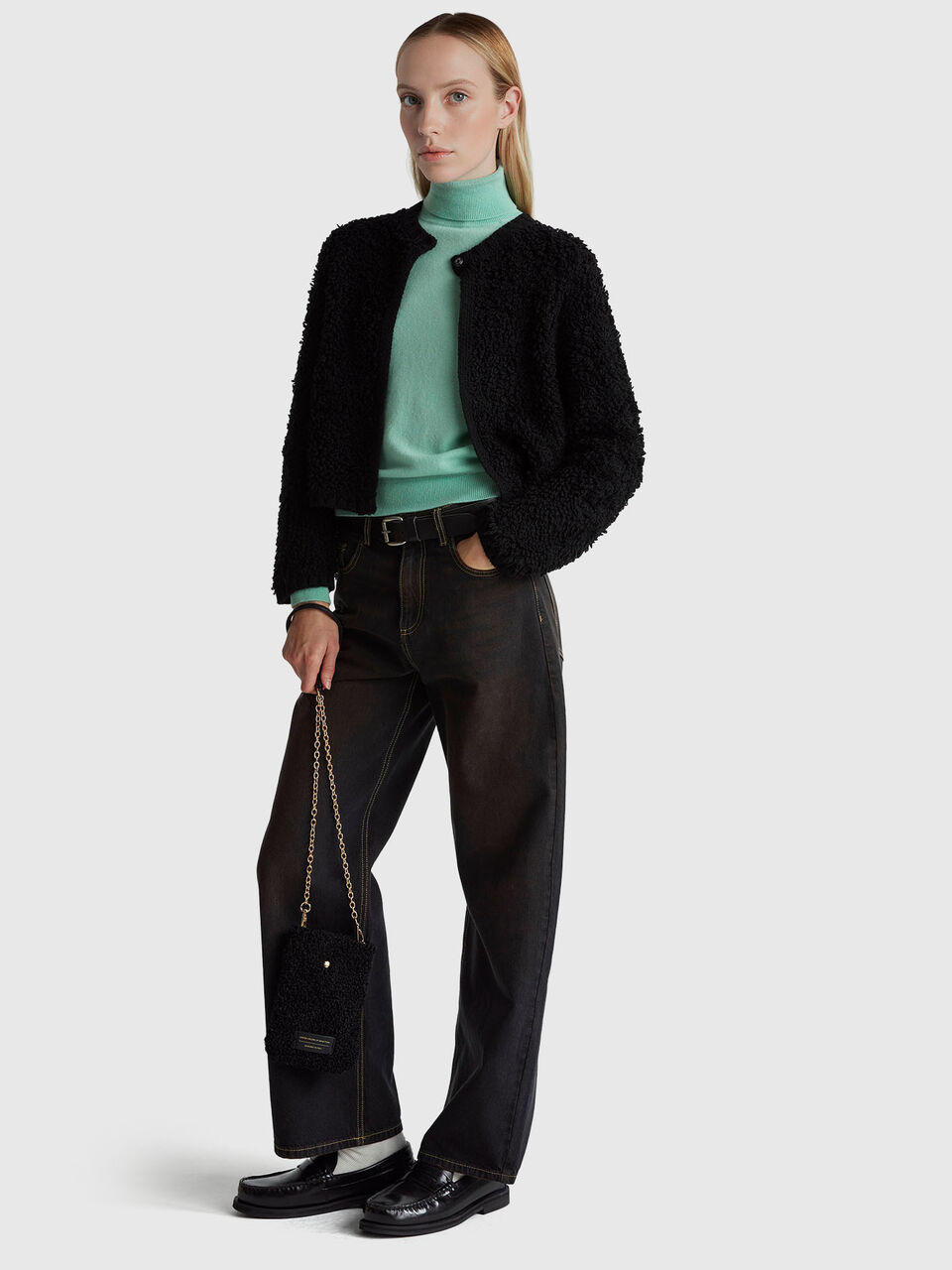 TURTLE NECK SWEATER Women image number null