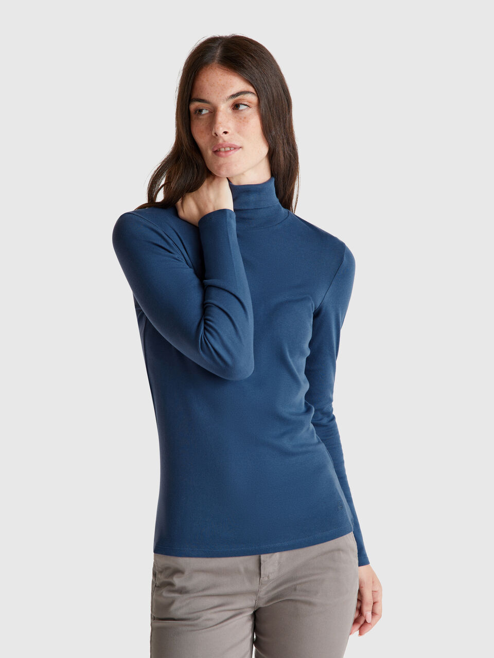 TURTLE NECK SWEATER Women image number null