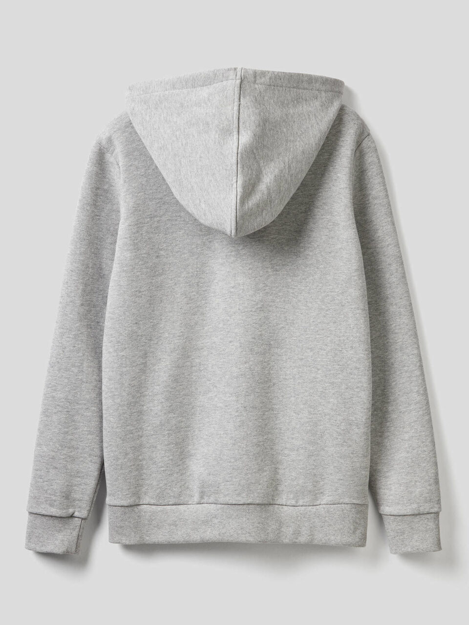 Zip-up hoodie in 100% cotton image number null