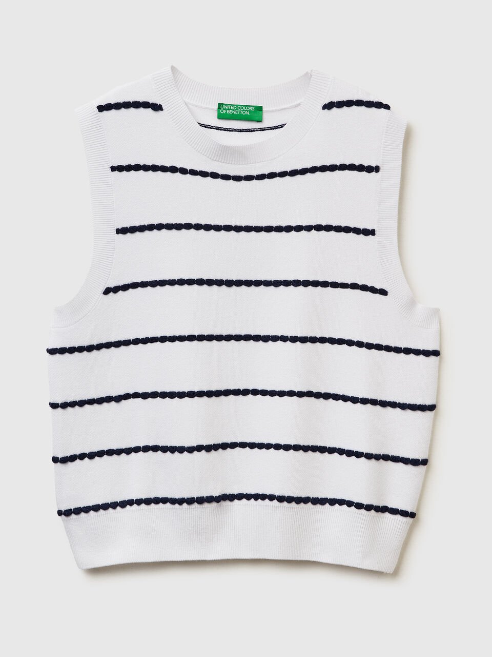 SLEEVELESS SWEATER Women image number 1