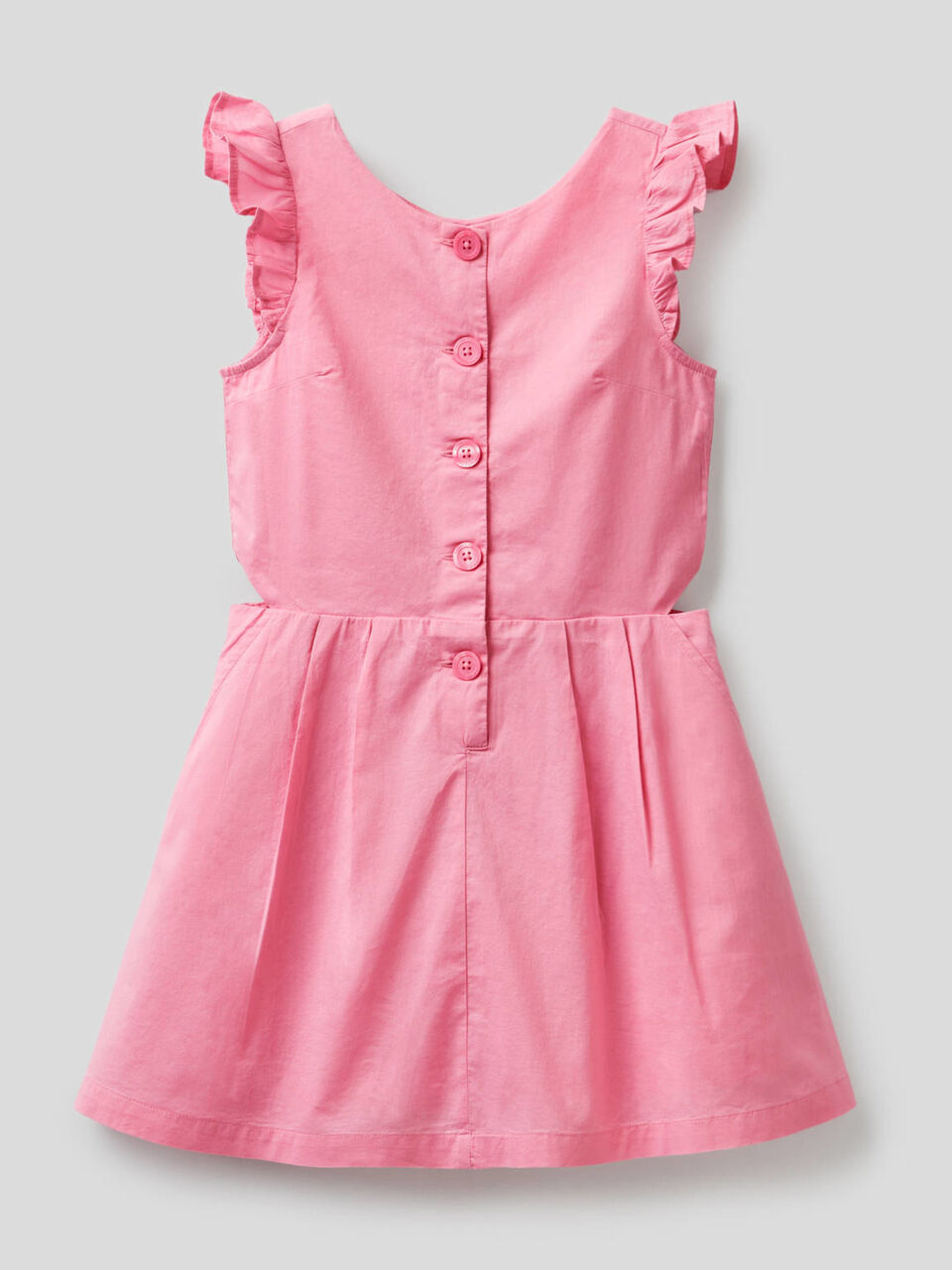 100% cotton flared dress image number 1
