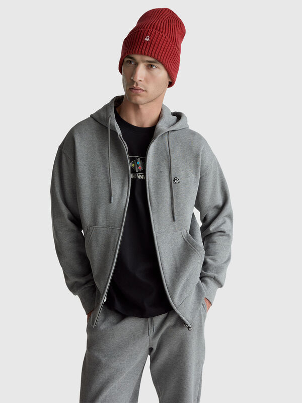 Cotton blend sweatshirt with logo Men