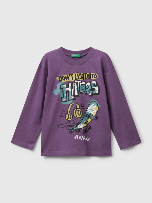 Long sleeve t-shirt with print Junior Boy