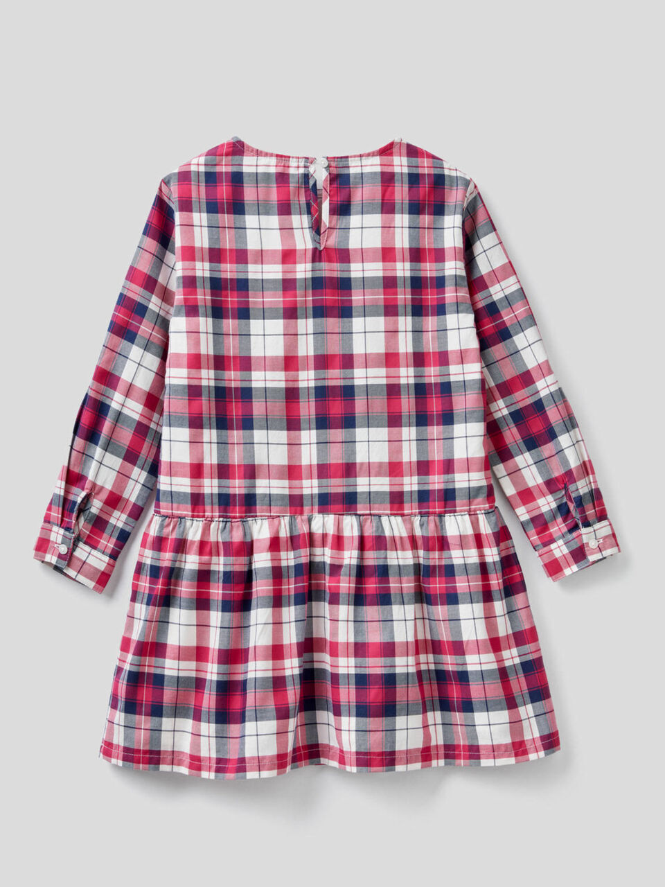 Check dress in cotton blend image number 2