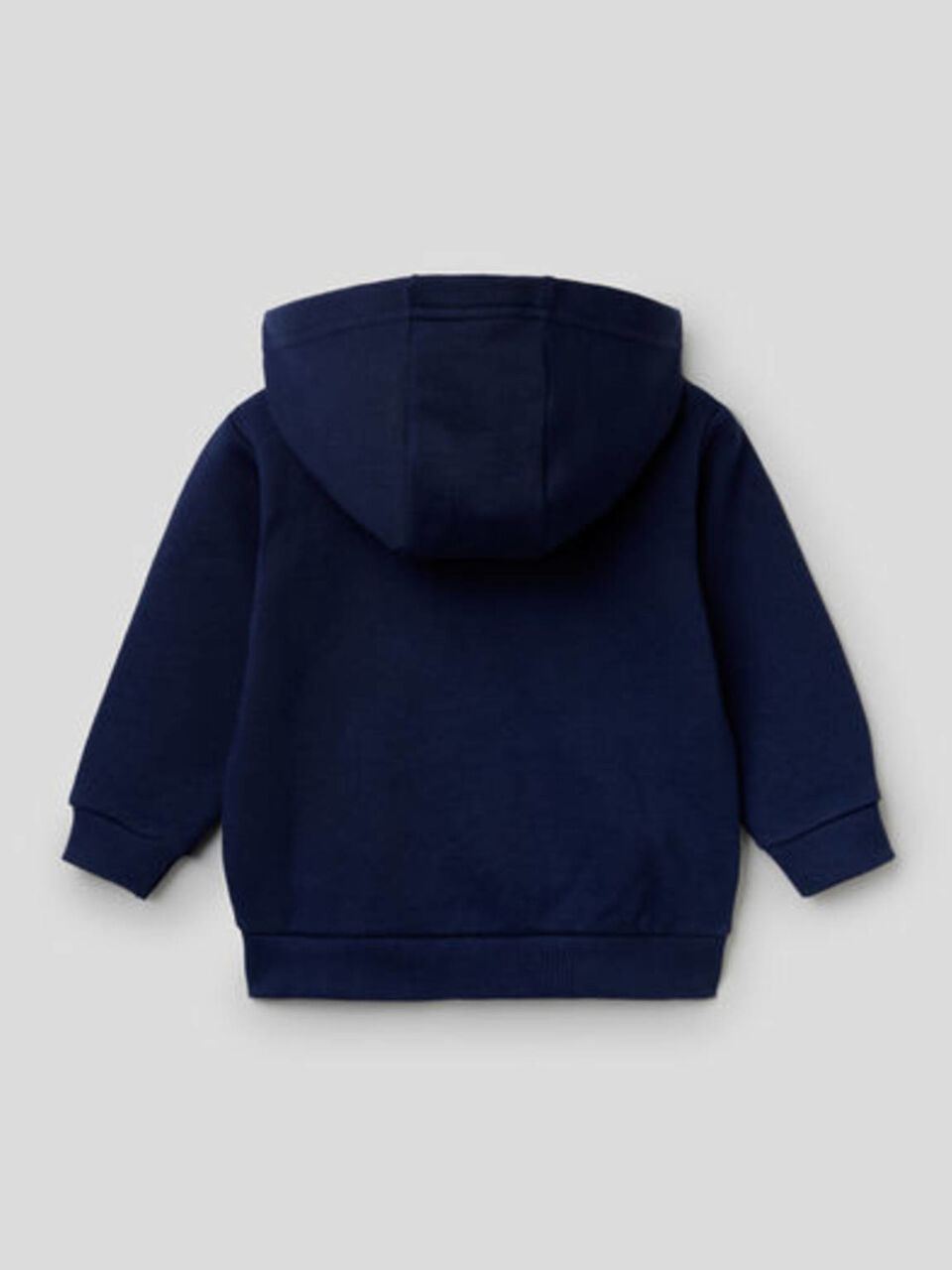 Zip-up hoodie in organic cotton image number 2