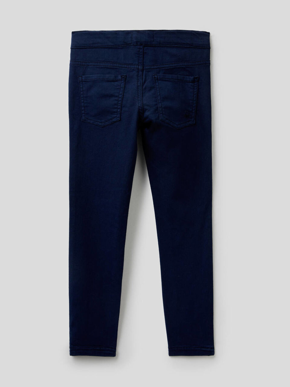 Twill trousers in stretch cotton blend. image number null