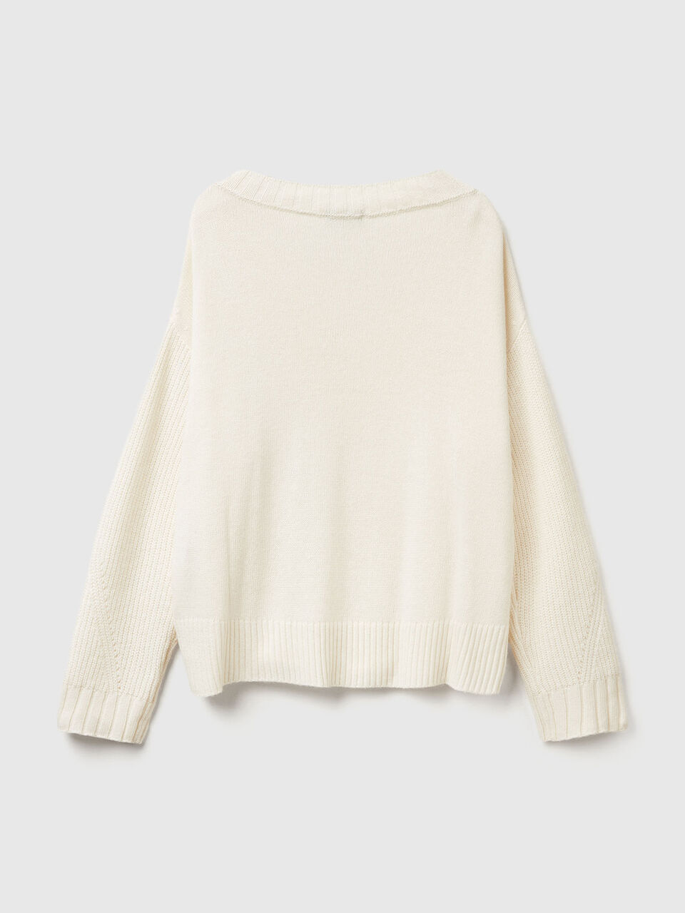 V NECK SWEATER L/S Women image number 2