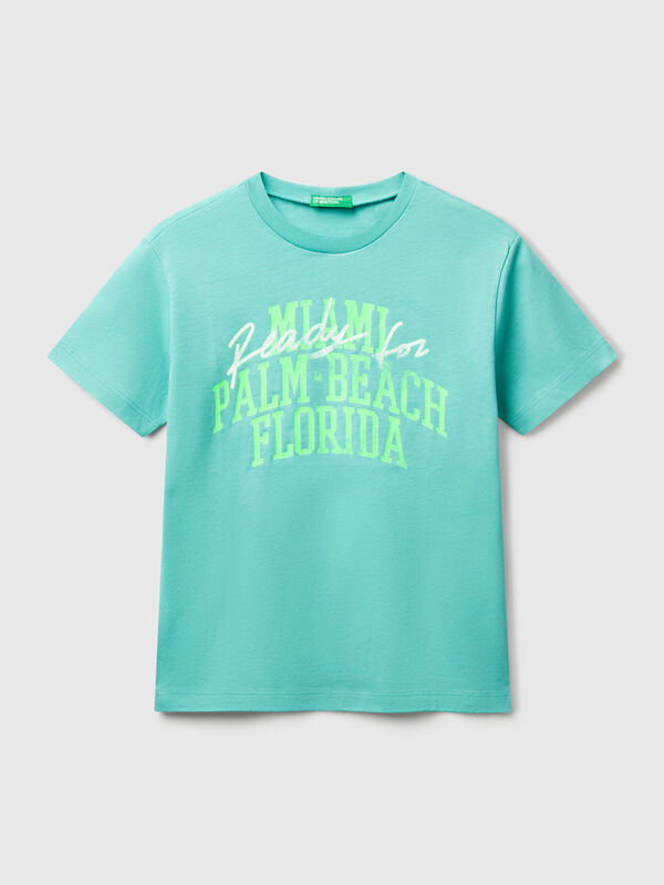 T-shirt with neon print Junior Boy