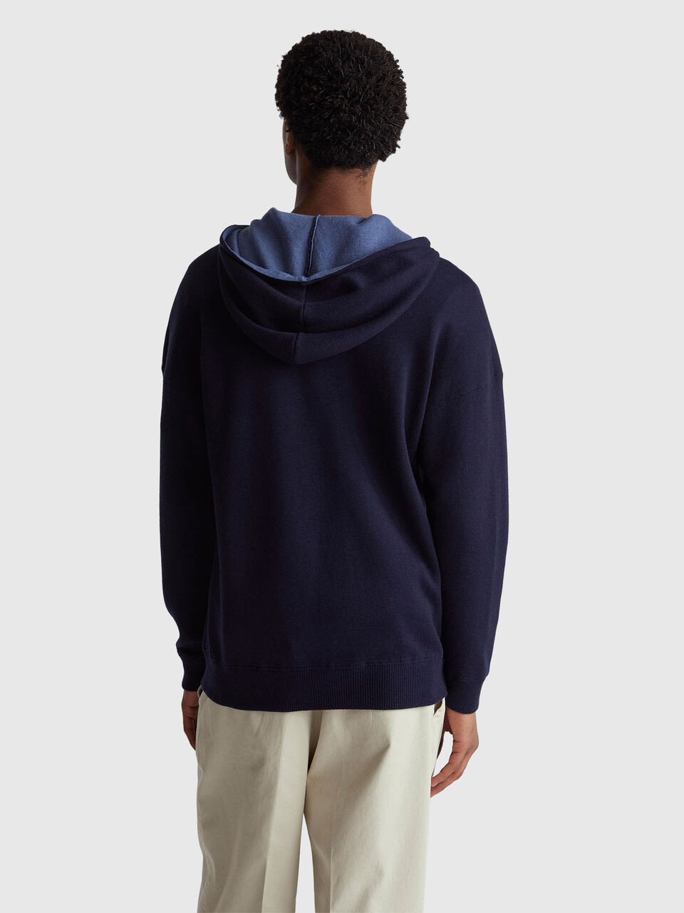 SWEATER W/HOOD Men image number null