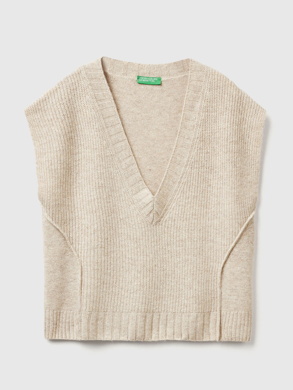 S/L V NECK SWEATER Women image number 1