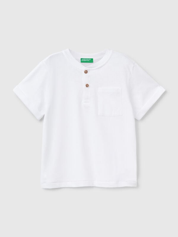 T-shirt with henley neck Junior Boy