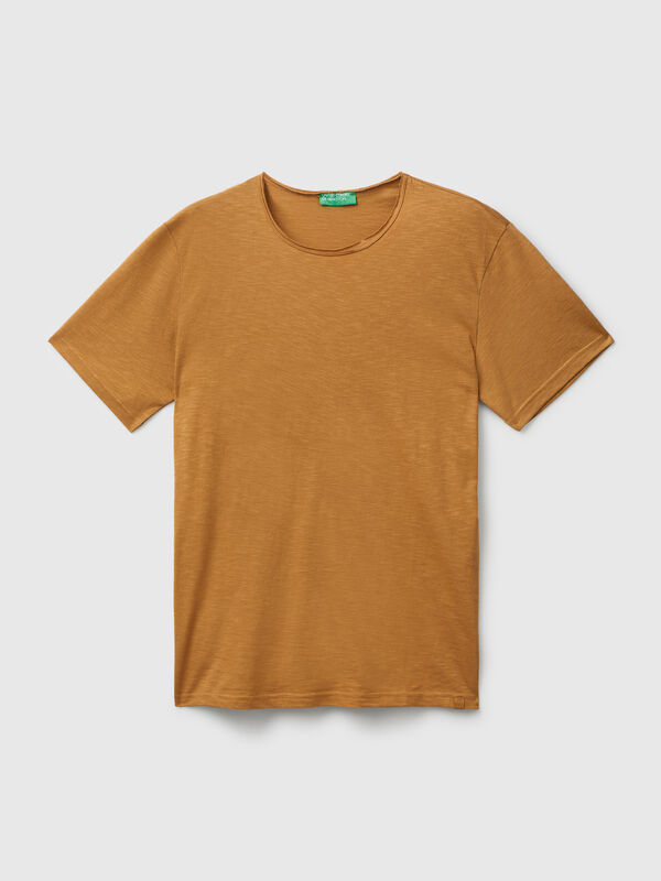 Slub cotton t-shirt Men