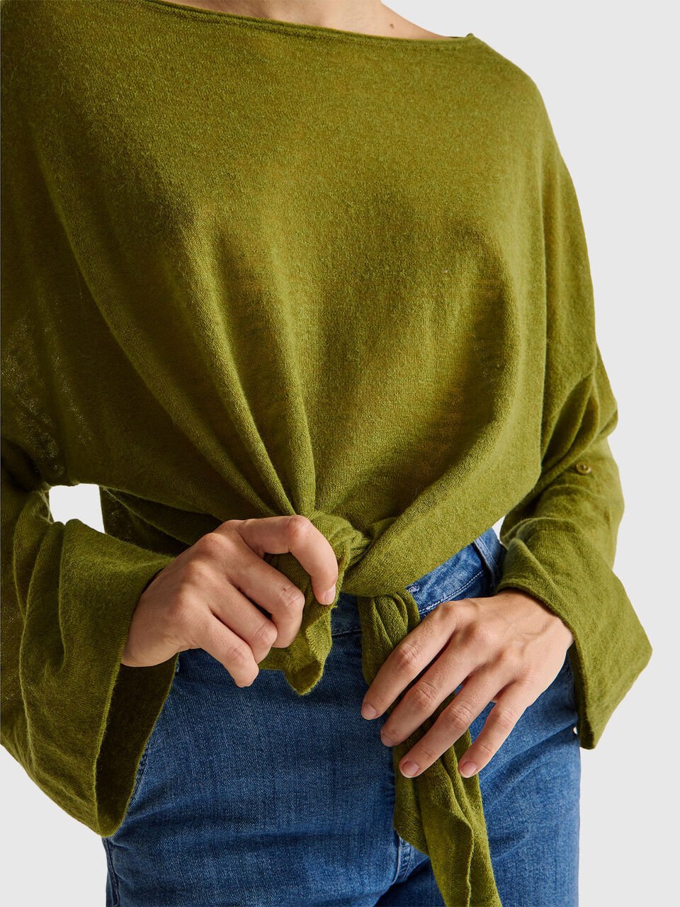 BOAT-NECK SWEAT.L/S Women image number null