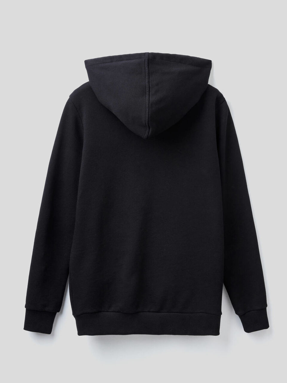 Zip-up hoodie in 100% cotton image number null