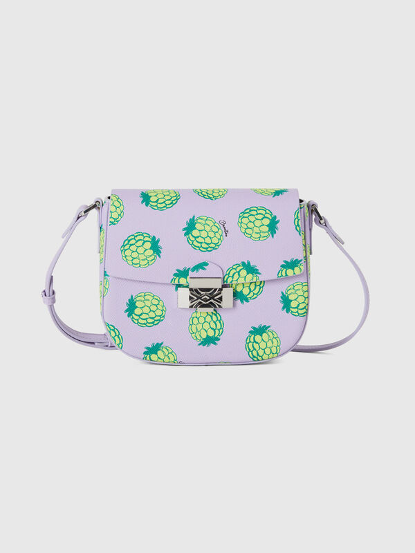 Lilac bag with pineapple print Women