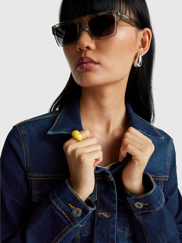 Denim rider jacket Women