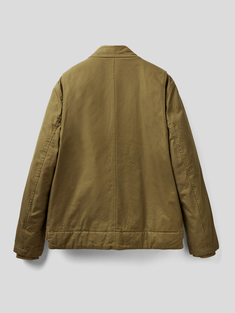 Jacket with pockets in 100% cotton image number 2