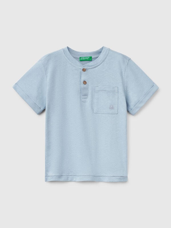 T-shirt with henley neck Junior Boy