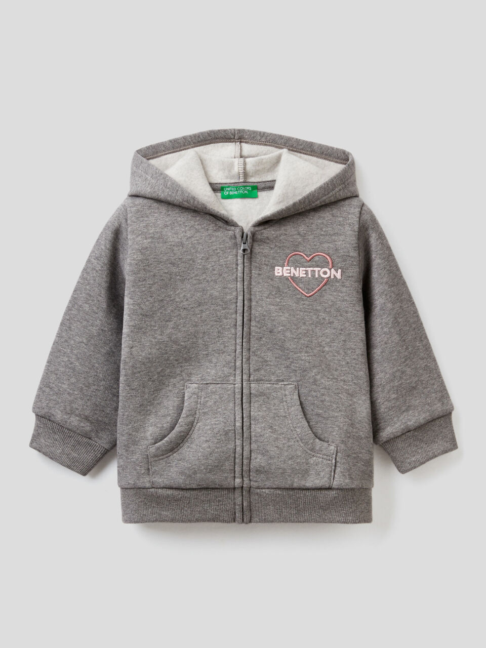Sweatshirt with embroidered logo image number 1