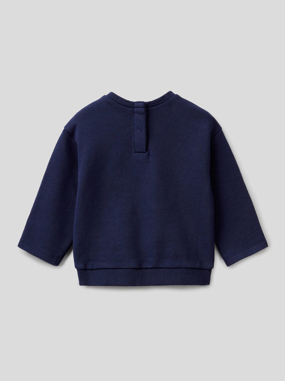 Sweatshirt with petal look applique image number 2