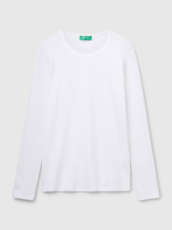 Long sleeve 100% cotton t-shirt Long sleeve 100% cotton t-shirt Women