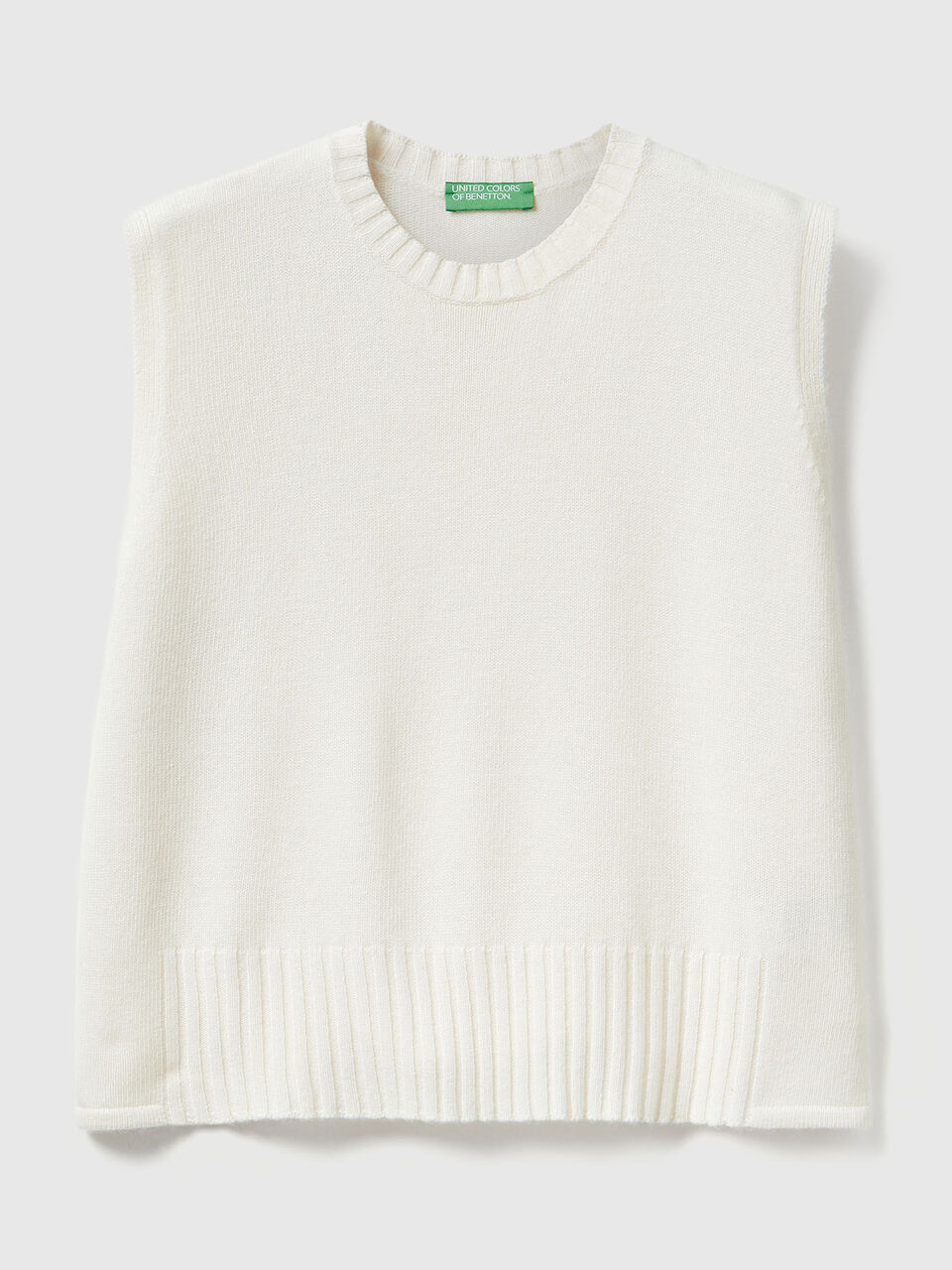 SLEEVELESS SWEATER Women image number 1