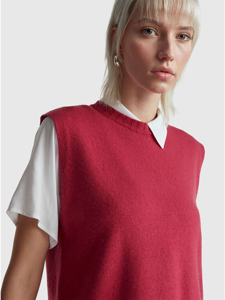 SLEEVELESS SWEATER Women