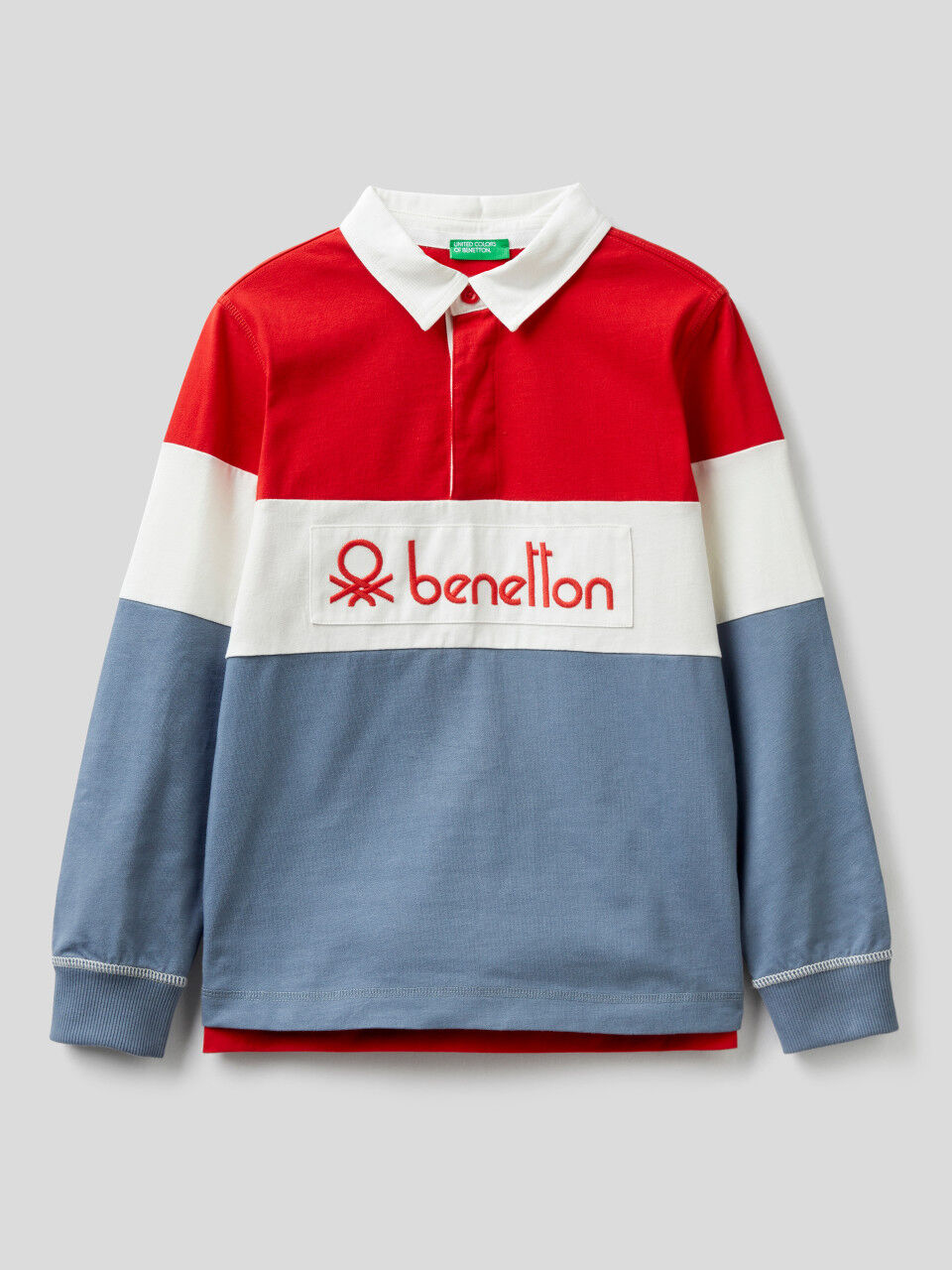 Rugby polo in 100% cotton